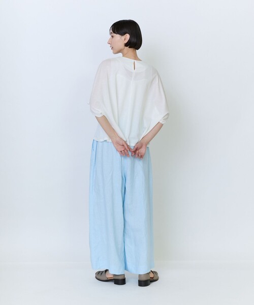 tシャツ 半袖 リヨセル天竺ドルマンスリーブTシャツ レディース | LOISIR | 06
