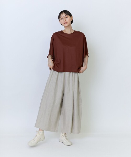 tシャツ 半袖 リヨセル天竺ドルマンスリーブTシャツ レディース | LOISIR | 07