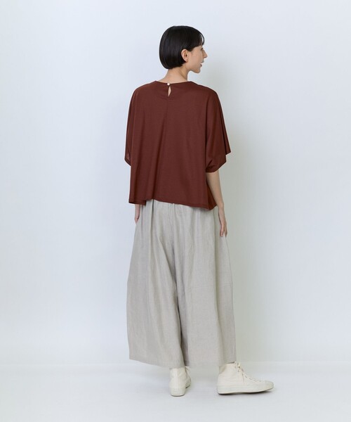 tシャツ 半袖 リヨセル天竺ドルマンスリーブTシャツ レディース | LOISIR | 09