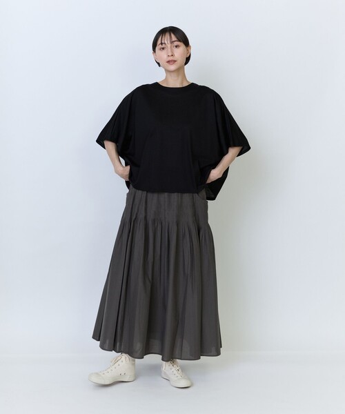 tシャツ 半袖 リヨセル天竺ドルマンスリーブTシャツ レディース | LOISIR | 10