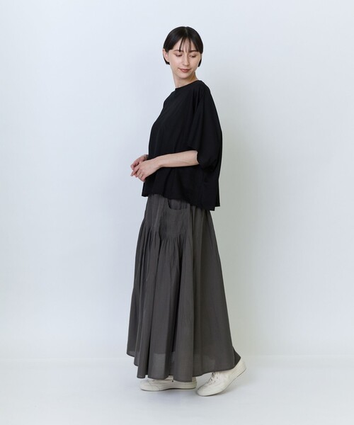 tシャツ 半袖 リヨセル天竺ドルマンスリーブTシャツ レディース | LOISIR | 11