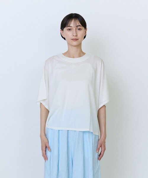 tシャツ 半袖 リヨセル天竺ドルマンスリーブTシャツ レディース | LOISIR | 13