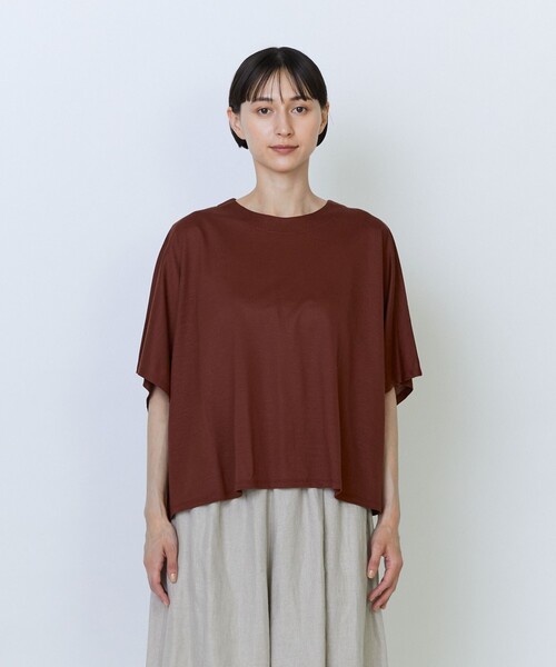 tシャツ 半袖 リヨセル天竺ドルマンスリーブTシャツ レディース | LOISIR | 16