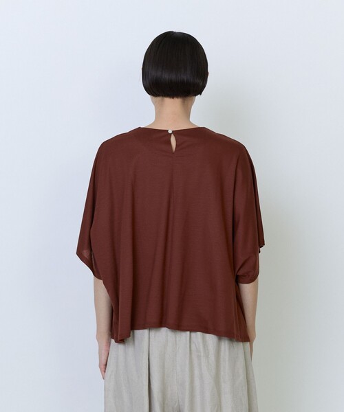 tシャツ 半袖 リヨセル天竺ドルマンスリーブTシャツ レディース | LOISIR | 18