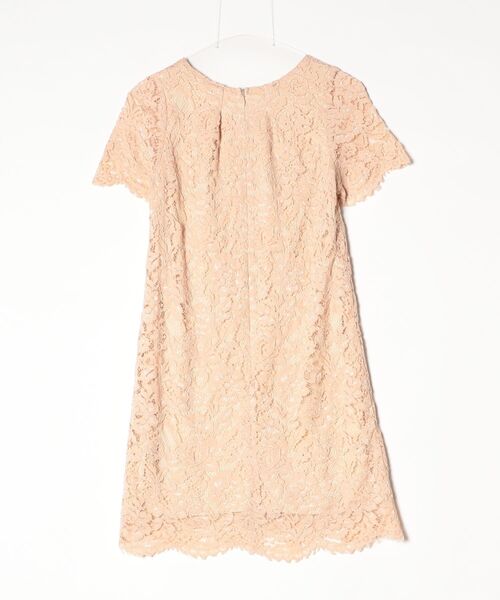 「LIMITLESS LUXURY」 レース半袖ワンピース 36 ピンク レディース_画像2