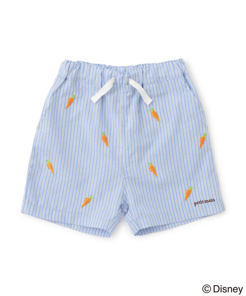 petit main ハーフパンツ パンツ 「ズートピア」刺しゅうハーフパンツ