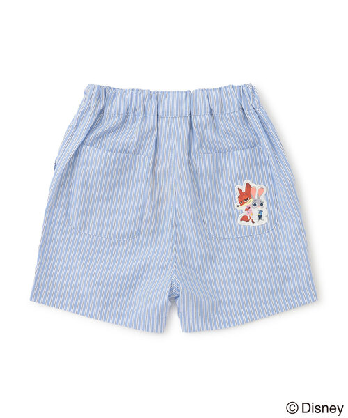 petit main ハーフパンツ パンツ 「ズートピア」刺しゅうハーフパンツ