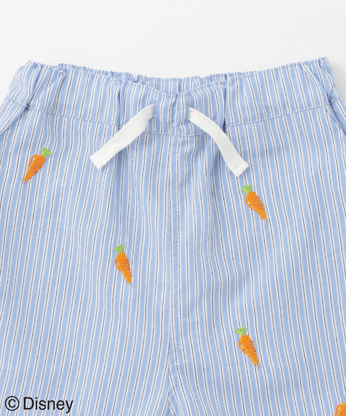 petit main ハーフパンツ パンツ 「ズートピア」刺しゅうハーフパンツ