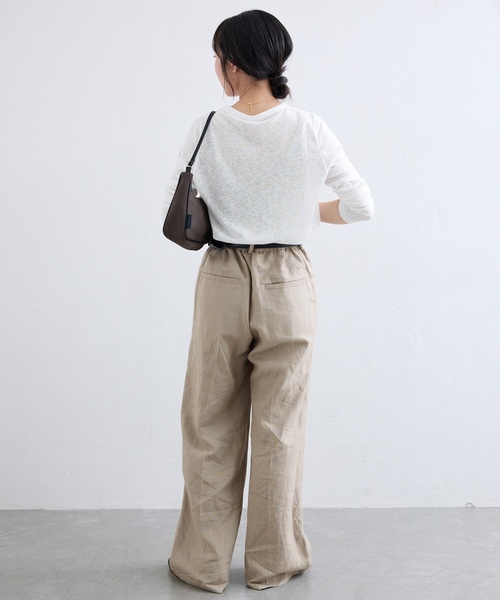 「SLOBE IENA」 長袖カットソー - ホワイト レディース_画像7