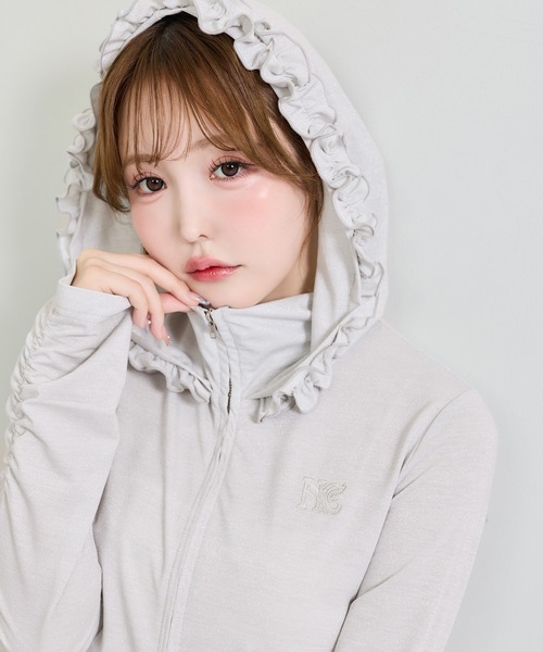 【タグ付き新品未使用品】 NICE CLAUP UVカットパーカー one after another NICE CLAUP uvカット パーカー 冷感 「UVカット