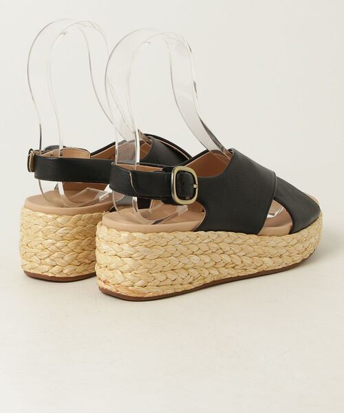 「Clarks」 フラットサンダル US5.5 ブラック レディース_画像2