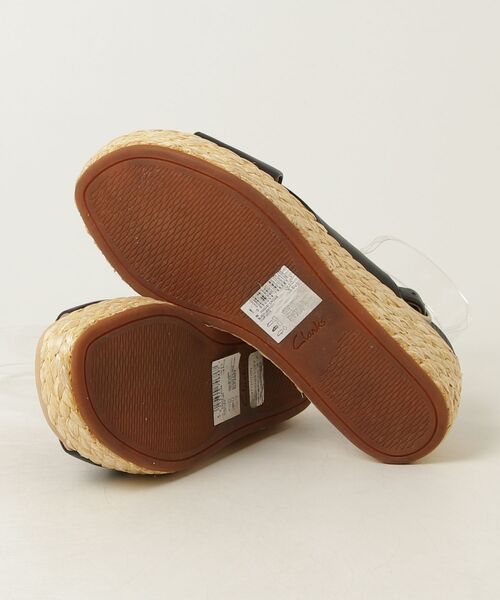 「Clarks」 フラットサンダル US5.5 ブラック レディース_画像3