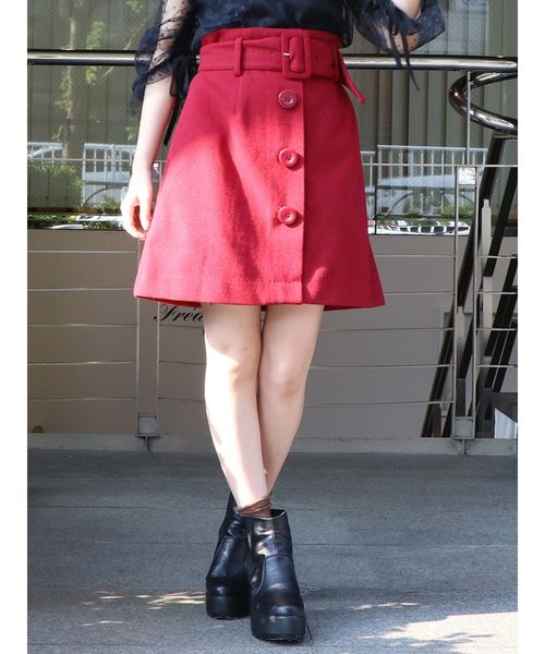 dazzlin　スカート dazzlin スカート ワイドベルトミニスカート : ZOZOTOWN Yahoo