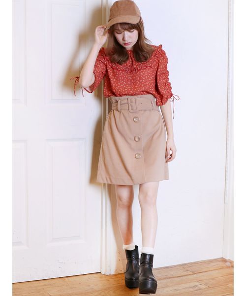 dazzlin バリエコンパクトミニスカート レッド SALE】dazzlin バリエコンパクトミニスカート 0224608001