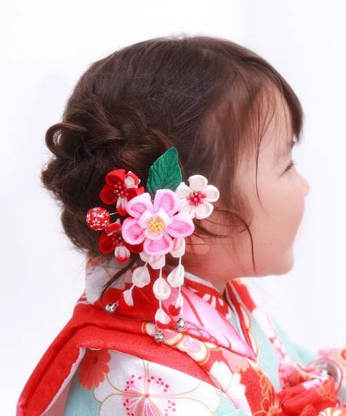 KYOETSU（京越） 七五三 髪飾り つまみ細工 1点 AFK キッズ 子供