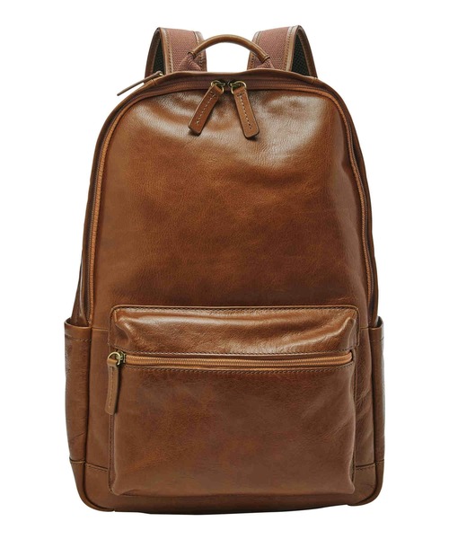 FOSSIL リュック　バックパック　オールレザー　シボ　2way ヴィンテージ FOSSIL｜フォッシル リュックサック レディース レザー ブラウン