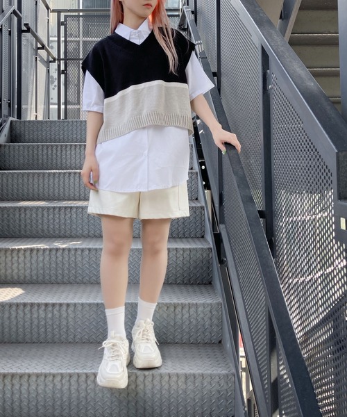 ブラウス シャツ 半袖シャツ レディース メンズ : ZOZOTOWN