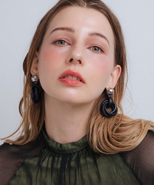 ピアス JewCas ウッド リング クロス Neu ピアス「JC4383」 レディース