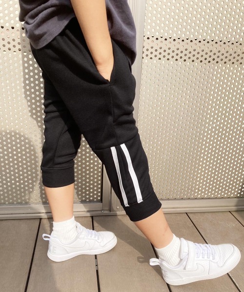 ZIーON（ジーオン） パンツ 7分丈ラインスウェットパンツ キッズ 子供
