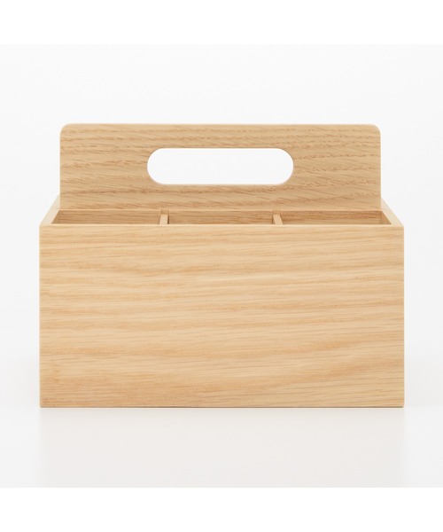 無印良品（MUJI） 収納 木製ツールボックス 約幅16．8x奥行16