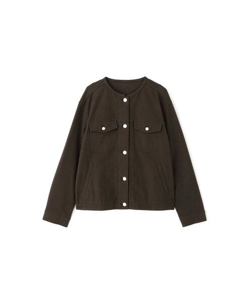 human woman ブルゾン アウター ストレッチエアリードットコート  