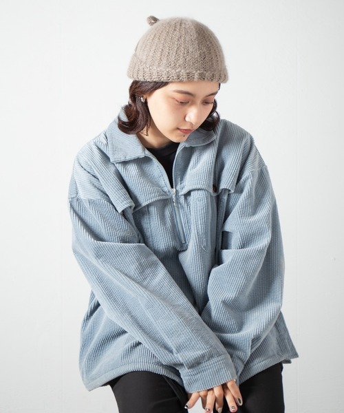 RACAL（ラカル） ニット帽 ニットキャップ Ear Cuff Mohair Knit Watch