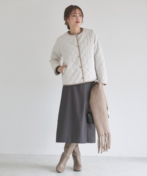 ショートコートピロピヨ様 Pierrot｜メルトンノーカラーショートコート | Rakuten Fashion(楽天