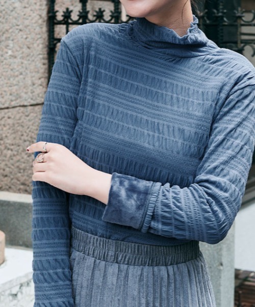 希少品 ISSEYMIYAKEPeRMANeNTeくしゅくしゅシアートップス