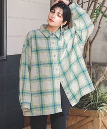 ブラウス シャツ BIGシルエット/ルーズオンブレチェックシャツ レディース｜ZOZOTOWN Yahoo!店