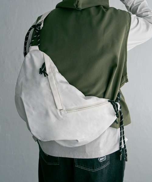 NO NEED ショルダーバッグ ロープショルダーナイロンバッグ メンズ  