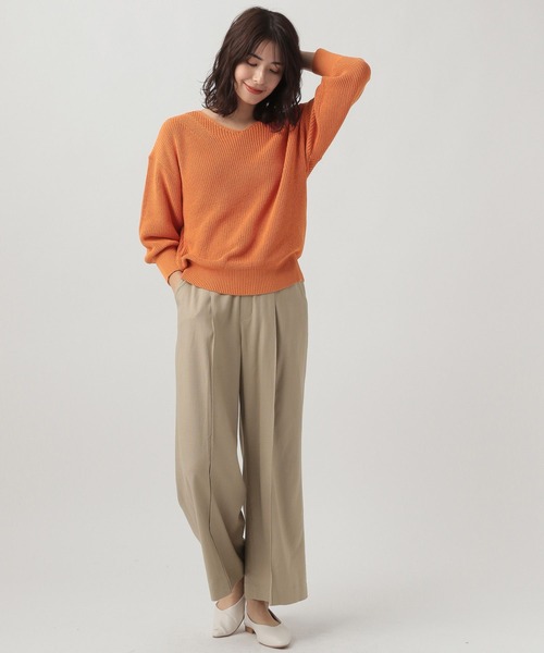 アウトレット★diletta リネンブレンドパンツ Elura パンツ リネンブレンド冷感パンツ レディース : ZOZOTOWN