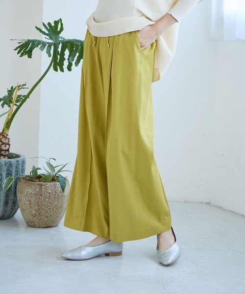 アウトレット★diletta リネンブレンドパンツ Elura パンツ リネンブレンド冷感パンツ レディース : ZOZOTOWN