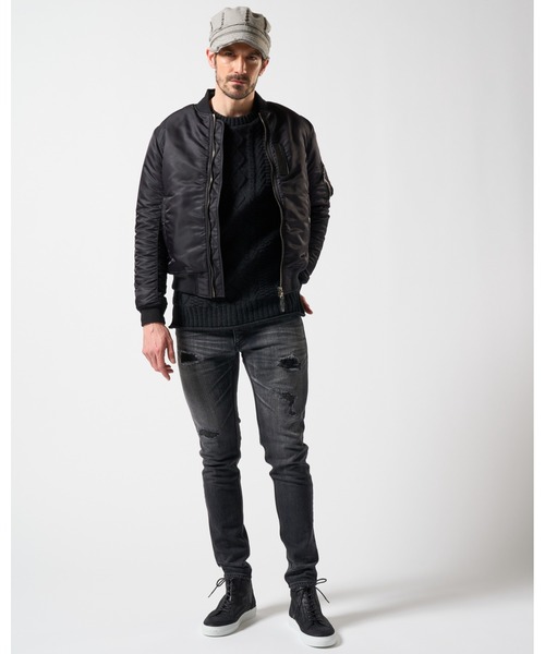 wjk スニーカー back zip sneaker（crocodile emboss） メンズ