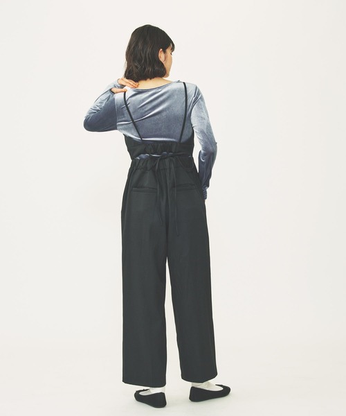 オーバーオール サロペット ミルクフェド MILKFED オールインワン BACK