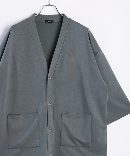 WESTSEA（ウエストシー） カーディガン 接触冷感 無地 半袖