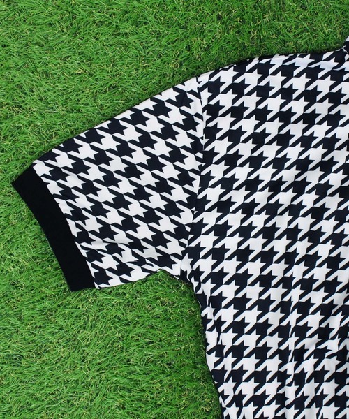 TopIsm ゴルフ ハーフジップ トップス 半袖 ショート丈