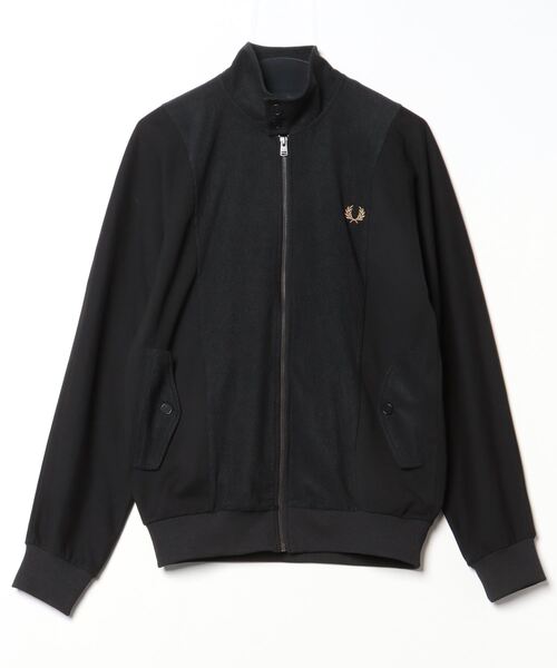 FRED PERRY」 ジップアップブルゾン S ブラック メンズ - メンズ  