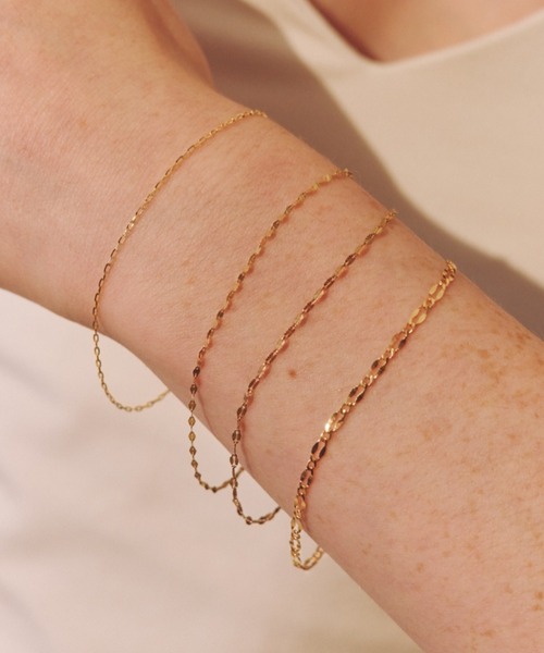ブレスレット 「les bonbon」K18 authen bracelet / K18 オーセン ブレスレット レディースの画像