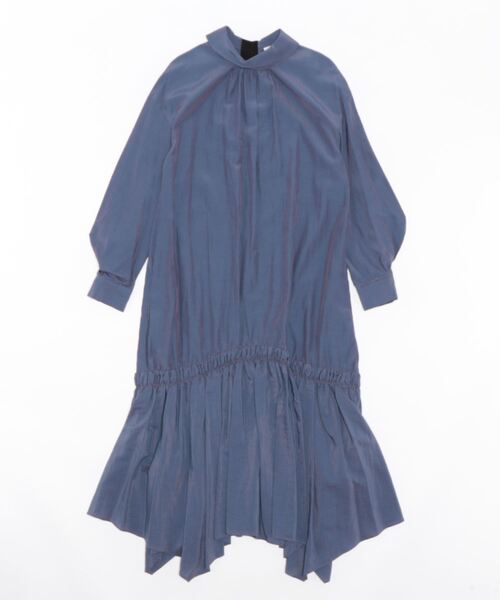 LANVIN en Bleu」 長袖ワンピース 38 ブルー レディース : 84737792 