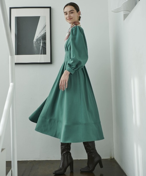 And Couture」 長袖ワンピース MEDIUM ブラウン レディース : 85402792 