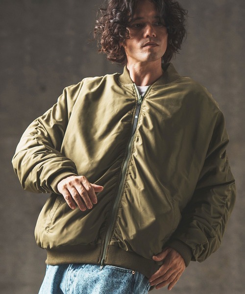 GLIMCLAP ma1 ma-1 mj10216- Reversible flight jacket -original