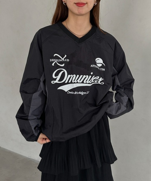 tシャツ ナイロンユニフォーム長袖プルオーバー レディース