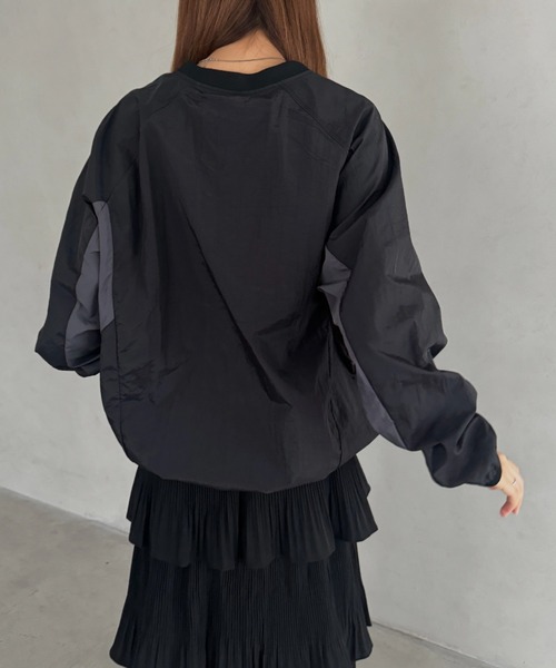 tシャツ ナイロンユニフォーム長袖プルオーバー レディース