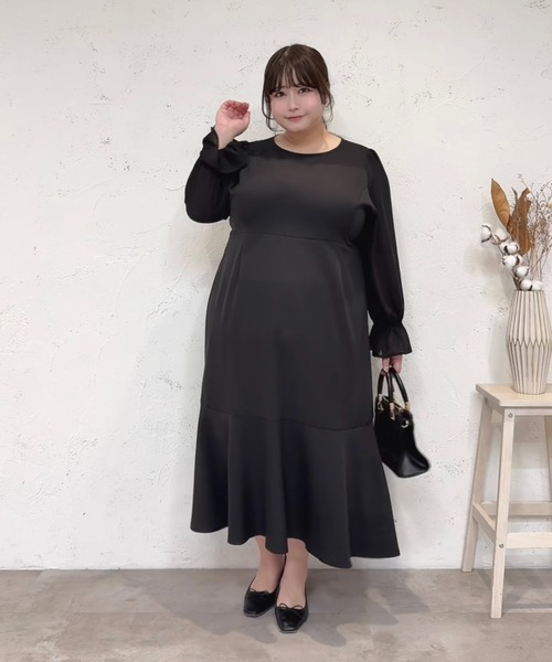 最終お値下げ‼️andmary ワンピース 楽天市場】ワンピース ：ケリー Xライン 無地 ◇opr6-080001