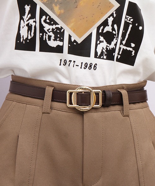 まとめ　アクセサリー　ベルトバックル　ブローチ　⭐︎ florist（フローリスト） ベルト 「無段階」アースバックルレザー