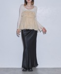 ベスト ジレ シャギーファーペプラムビスチェ ...の詳細画像2