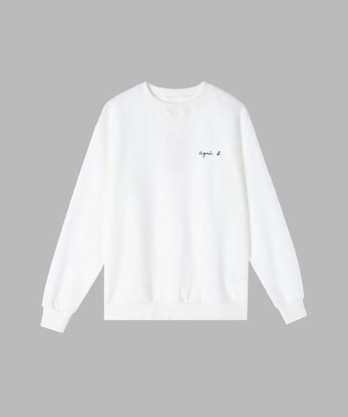 トレーナー スウェット S179 SWEAT ロゴスウェット レディース agnes b. トレーナー スウェット S179 SWEAT ロゴスウェット