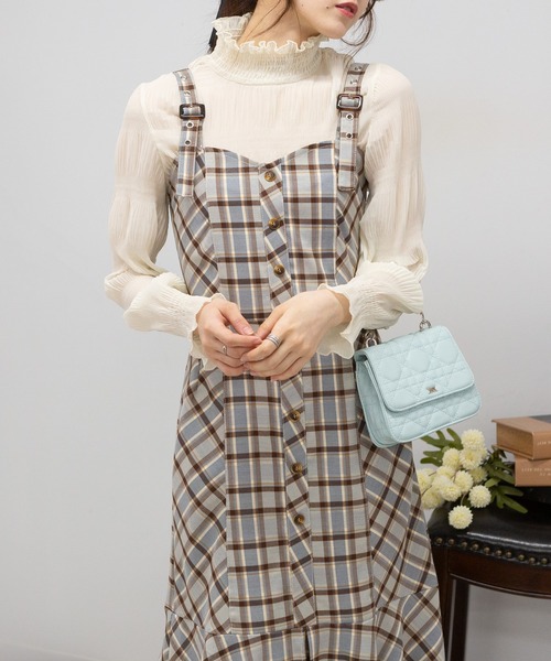 Burberry チェック柄 ジャンバースカート BURBERRY チェック柄 ジャンバースカート 3Y/98cm