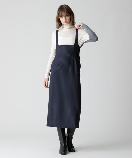 allureville（アルアバイル） ジャンパースカート Uネックライン