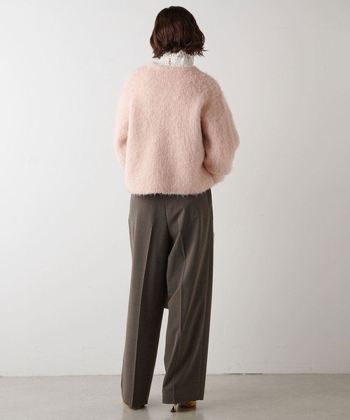 【関税込み】WOOYOUNGMI タン タックパンツ カットアウトタックパンツ[品番：MKSW0055885]｜MURUA（ムルーア